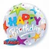 SKS 22" Birthday Brilliant Stars Bubble Balloon