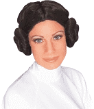 Dotsy's Entertainment Co. West Bay Inc. Women's Leia Costume Hair With Braided Buns