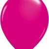 SKS Wild Berry Pink 11" Latex Balloon 1 SKS Wild Berry Pink 11" Latex Balloon