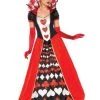 Women's Costumes Leg Avenue Deluxe Queen Of Hearts Costume Size Small 2 Women's Costumes Leg Avenue Deluxe Queen Of Hearts Costume Size Small