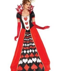 Women's Costumes Leg Avenue Deluxe Queen Of Hearts Costume Size Small
