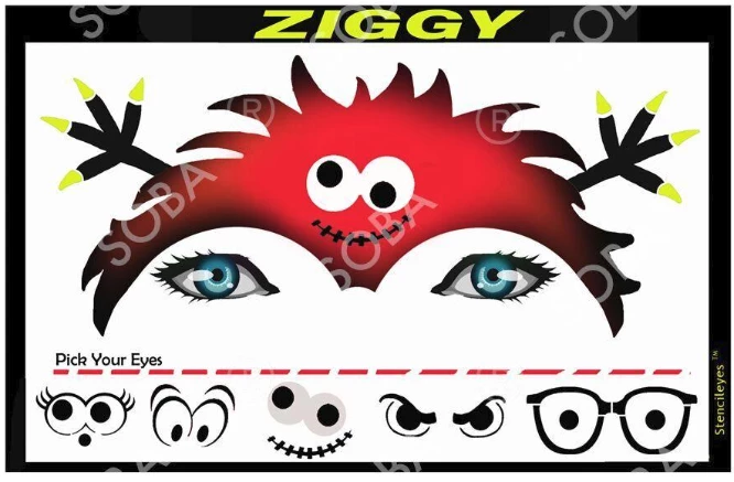 ProAiir Ziggy Stencil Eyes 3 ProAiir Ziggy Stencil Eyes
